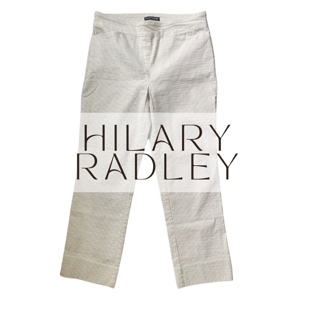 Hilary Radley Ladies' Seersucker Pull-On Ankle Pant